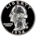 1954 Washington Quarter Gem Proof