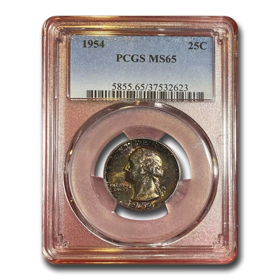 1954 Washington Quarter MS-65 PCGS