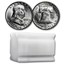 1955 Franklin Half Dollar 20-Coin Roll BU (Bugs Bunny Variety)