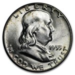 1955 Franklin Half Dollar BU