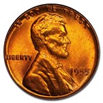 1955 Lincoln Cent MS-67 PCGS (Red)