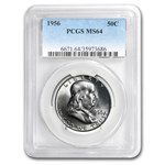 1956 Franklin Half Dollar MS-64 PCGS