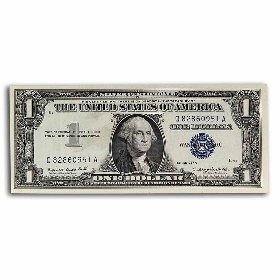 1957-A $1.00 Silver Certificate XF (Fr#1620)