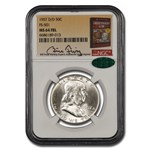 1957-D/D Franklin Half Dollar MS-64 NGC CAC (FBL, FS-501)