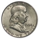 1958-D Franklin Half Dollar Fine/AU