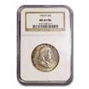 1958-D Franklin Half Dollar MS-65 NGC (FBL)