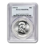 1959-D Franklin Half Dollar MS-65 PCGS (FBL)