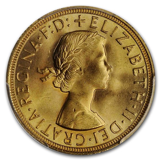 Buy 1959 Gold Sovereign Elizabeth II MS-66+ PCGS | APMEX