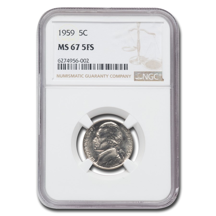 Buy 1959 Jefferson Nickel FS MS-67 NGC | APMEX