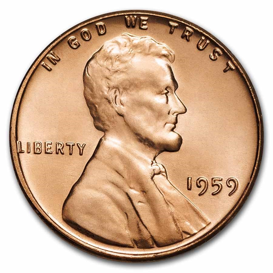 1959 Lincoln Cent BU (Red)