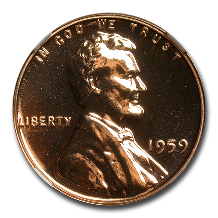 1959 Lincoln Cent PF-69 NGC (Red)