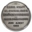 1959 Switzerland Aargau AE Silvered Shooting Medal MS-65 NGC