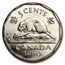 1960 Canada Nickel 5 Cents BU/Prooflike