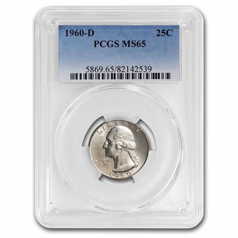 Buy 1960-D Washington Quarter MS-65 PCGS | APMEX