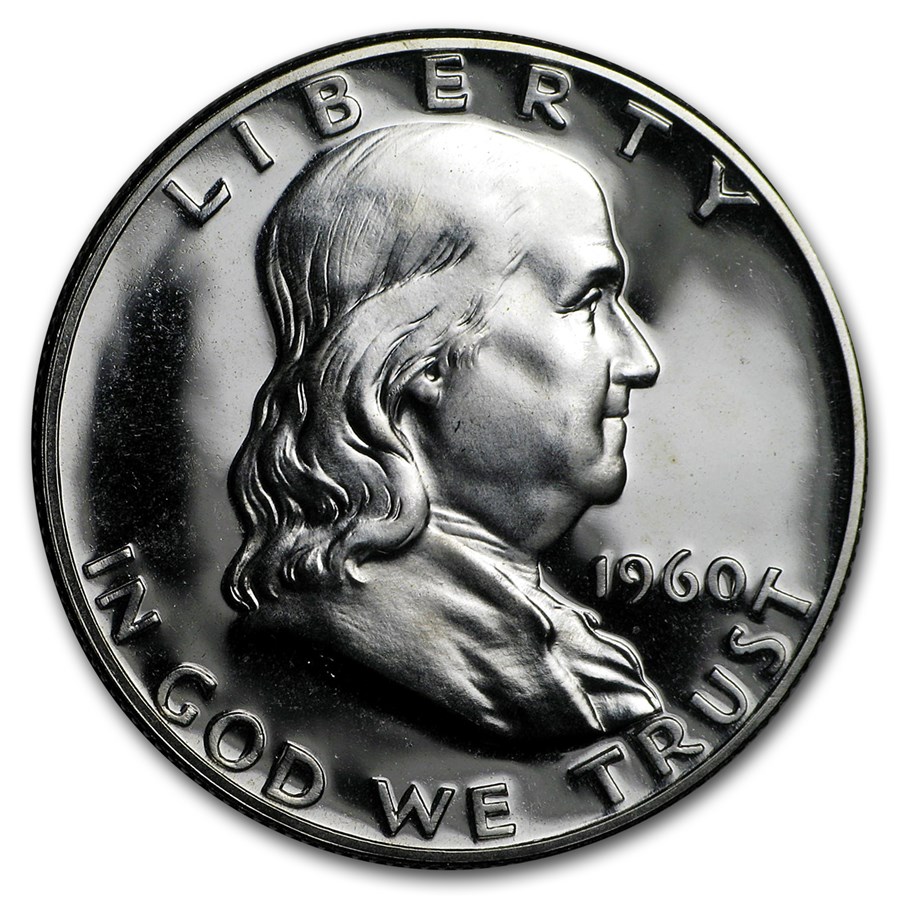 1960 Franklin Half Dollar Gem Proof