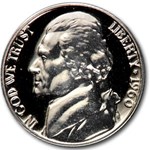 1960 Jefferson Nickel Gem Proof