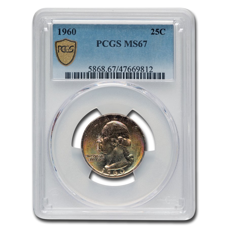 1960 Washington Quarter MS-67 PCGS