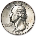 1961-D Washington Quarter BU