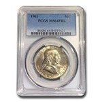 1961 Franklin Half Dollar MS-64 PCGS (FBL)