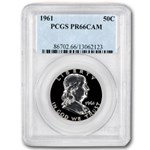 1961 Franklin Half Dollar PR-66 CAMEO PCGS