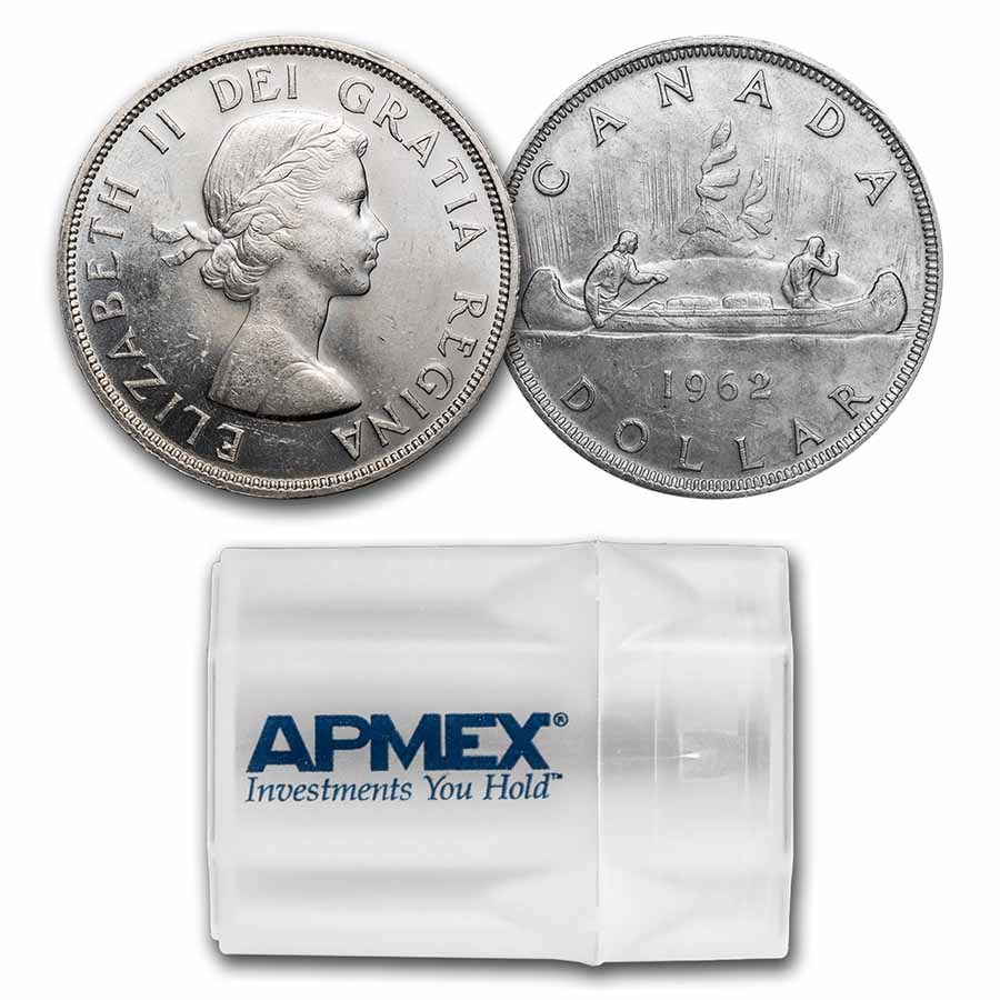 1962 Canada Silver Dollar BU (20 Count Roll)