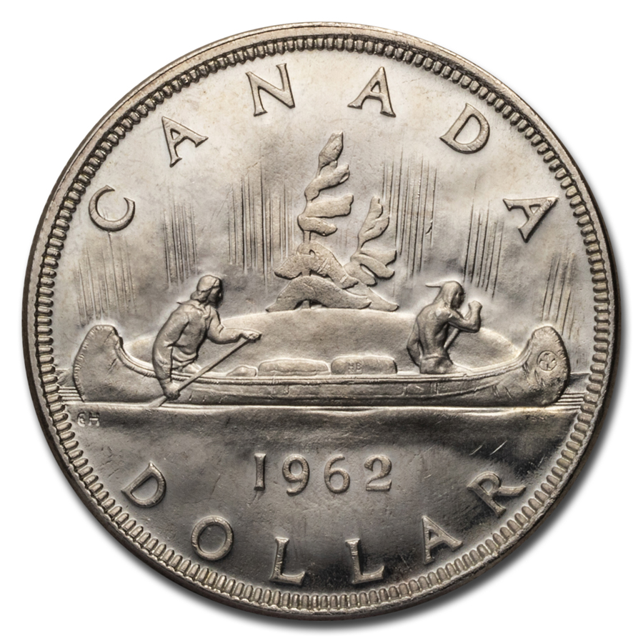 Buy 1962 Canada Silver Dollar BU/Prooflike | APMEX