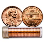 1962 Lincoln Cent 50-Coin Roll BU