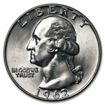 1962 Washington Quarter BU