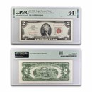 1963 $2.00 U.S. Note Red Seal CU-64 EPQ PMG (Fr#1513)