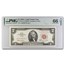 1963-A $2.00 U.S. Note Red Seal CU-66 EPQ PMG (Fr#1514)