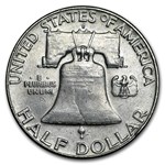 1963-D Franklin Half Dollar Fine/AU