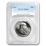 1963 Franklin Half Dollar MS-64 PCGS