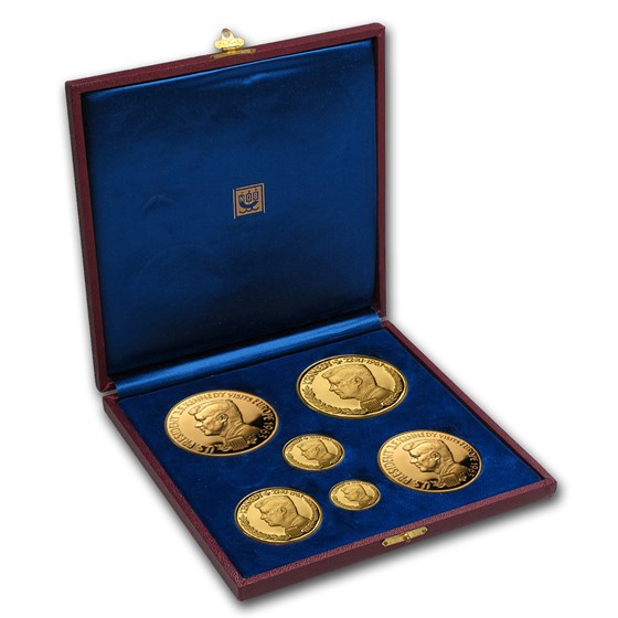 Buy 1963 Germany 6-Coin Gold JFK Medallic Set | APMEX