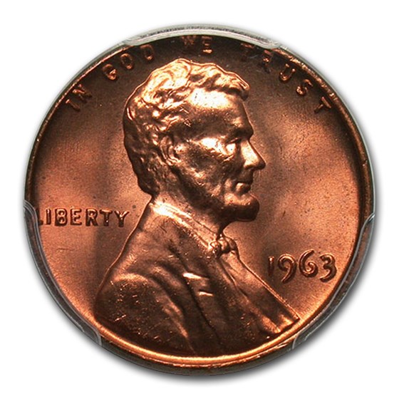 Buy 1963 Lincoln Cent MS-67 PCGS (Red) | APMEX