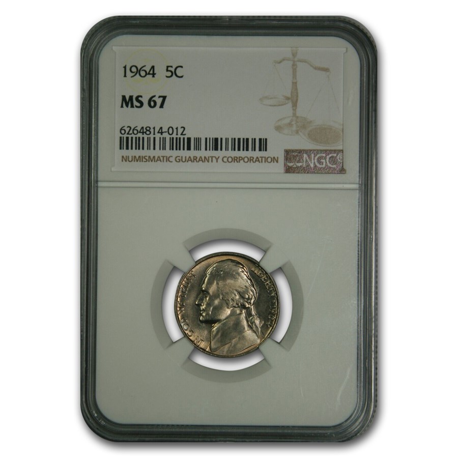 1964 Jefferson Nickel MS-67 NGC