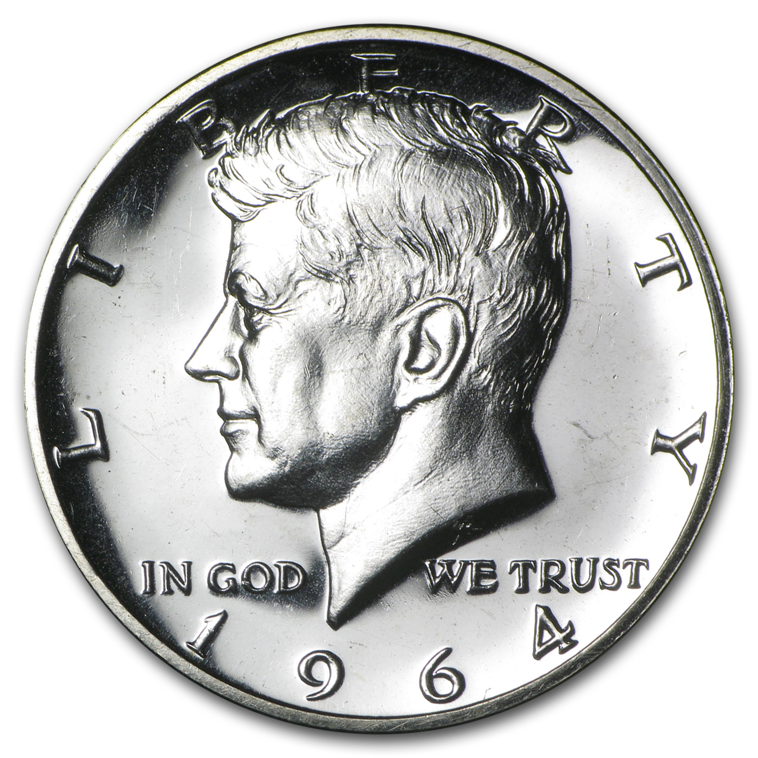 Buy 1964 Kennedy Half Dollar Gem Proof (Accented Hair) | APMEX