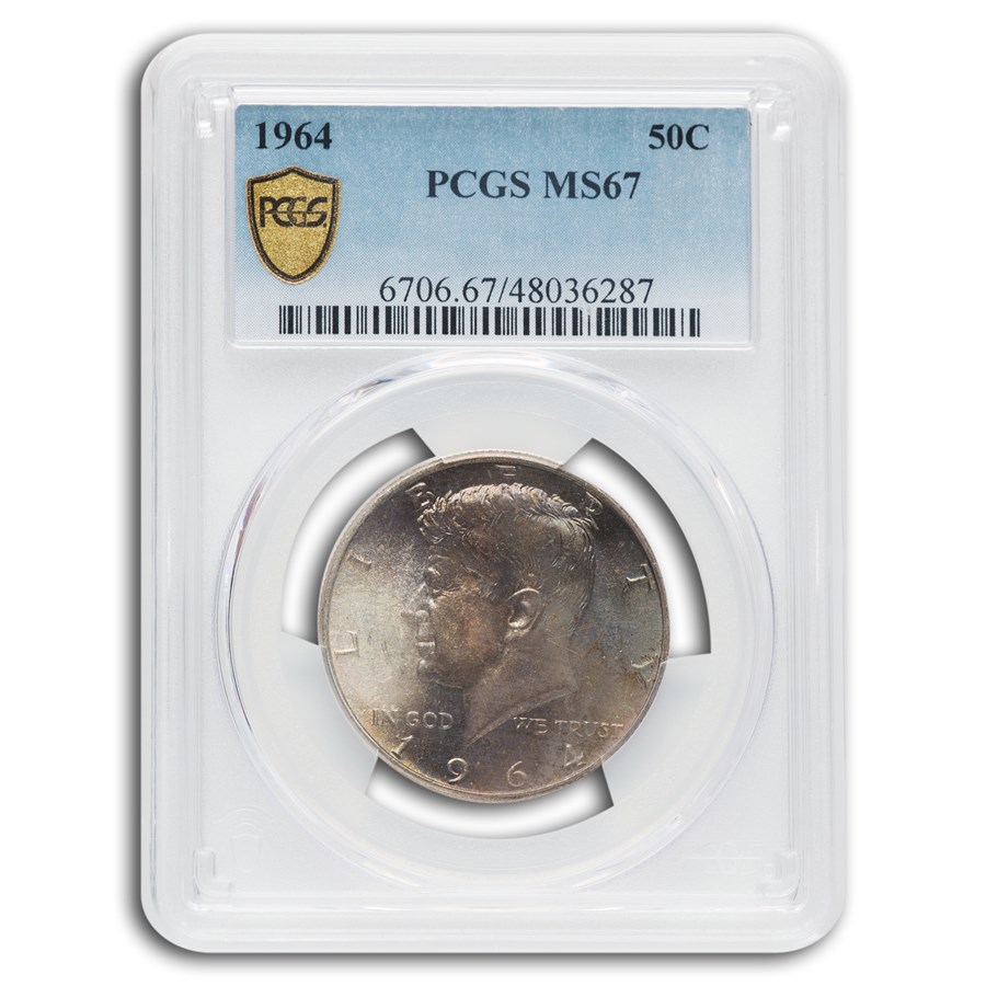 1964 Kennedy Half-Dollar MS-67 PCGS