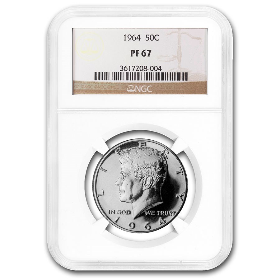 1964 Kennedy Half Dollar PF-67 NGC