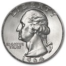 1964 Washington Quarter BU