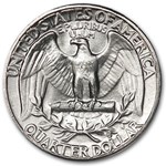 1964 Washington Quarter BU