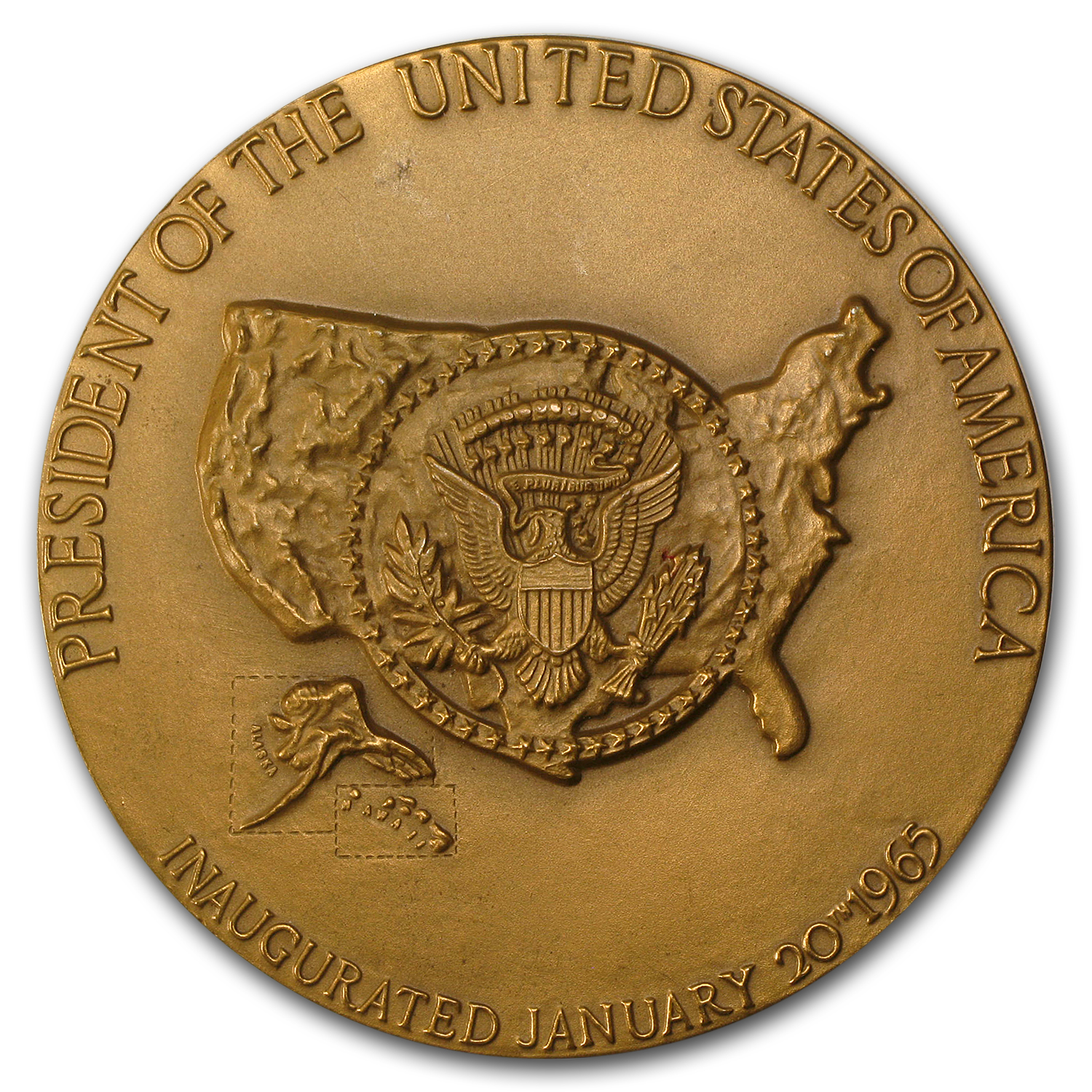 Buy 1965 Lyndon B. Johnson Presidential Inaugural Medal | APMEX