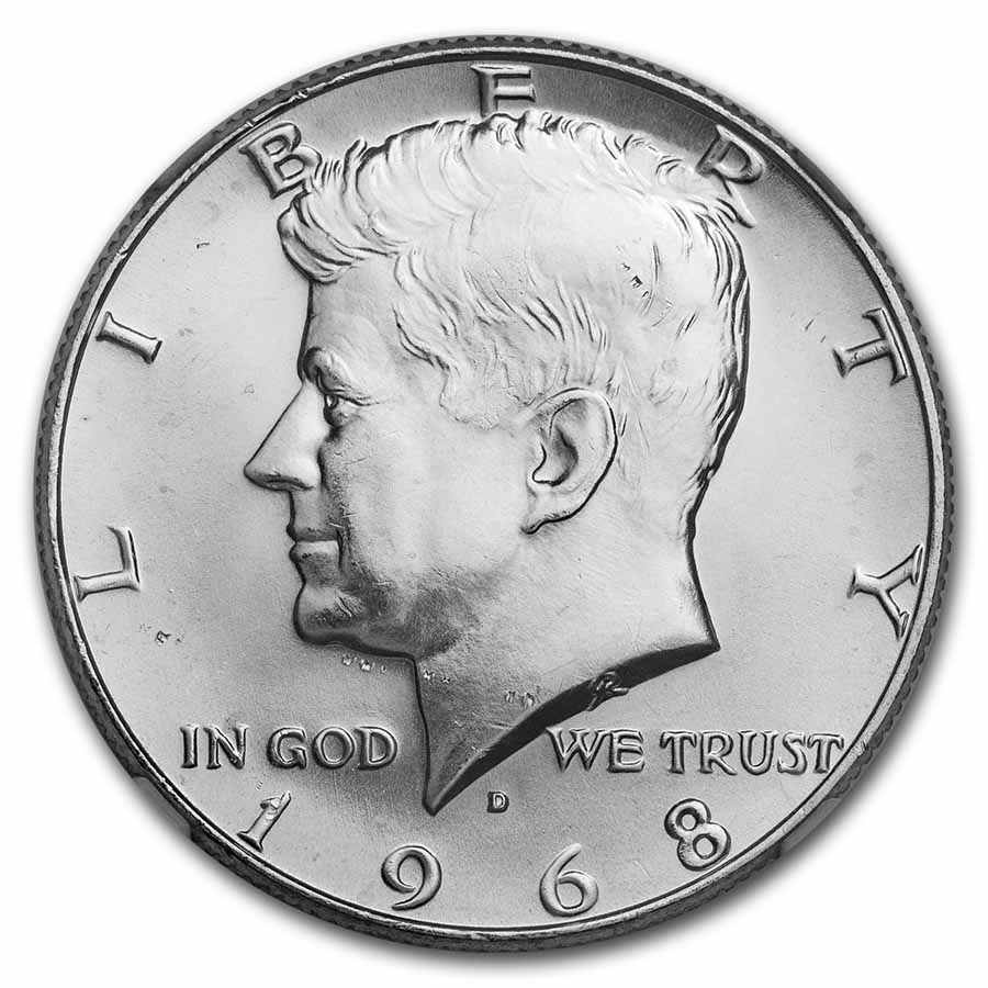 1968 D Kennedy Half Dollar Value APMEX