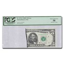 1969-C (C-Philadelphia) $5 FRN AU-58 PCGS (Fr#1972-C) Ink Smear