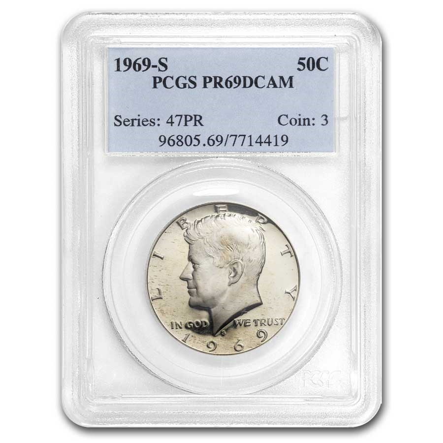 1969-S Kennedy Half Dollar PR-69 PCGS DCAM