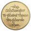 1969 Switzerland Thun Gold Shooting Medal Proof