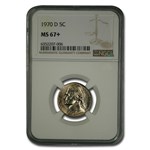 1970-D Jefferson Nickel MS-67+ NGC