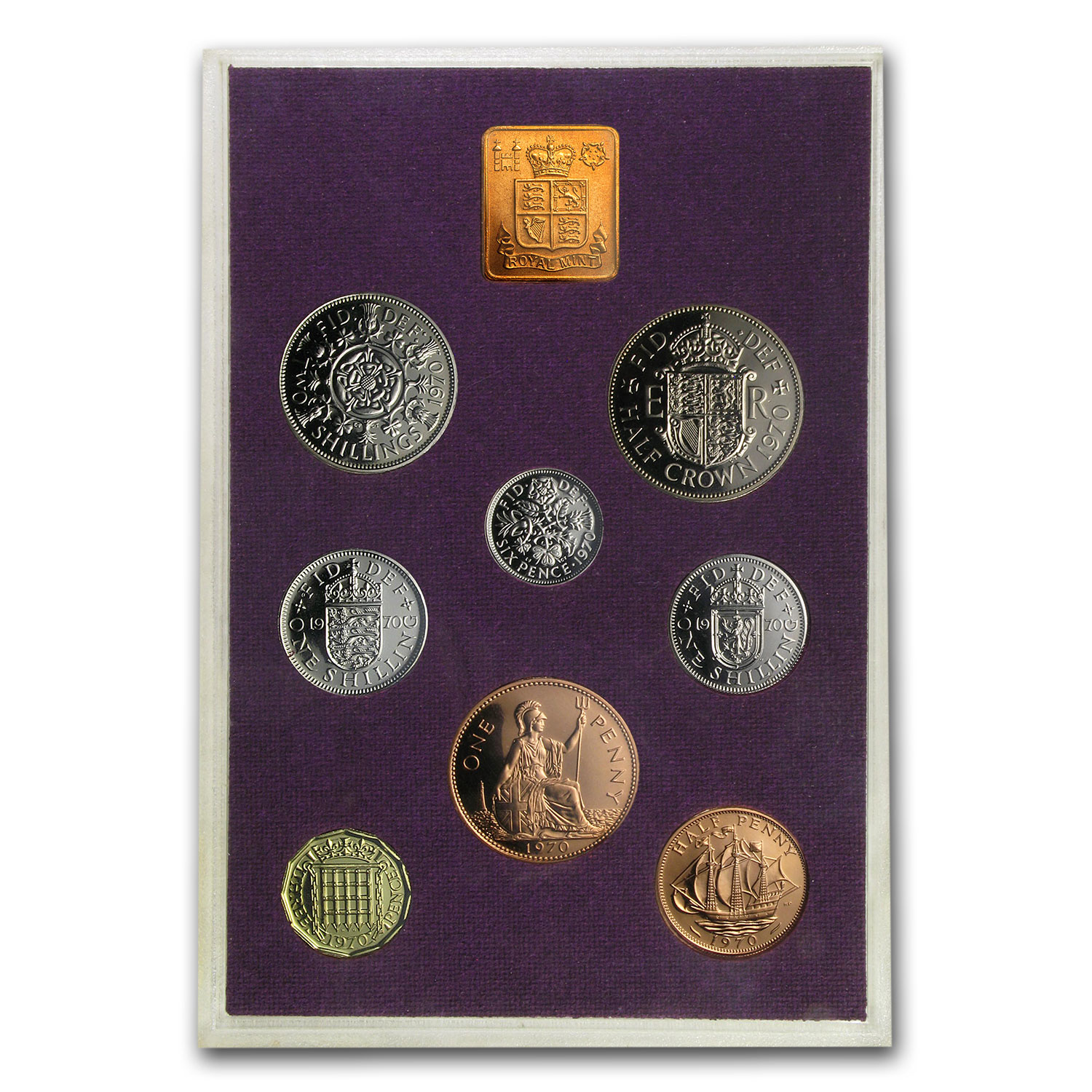 Buy 1970 Great Britain 8-Coin Proof Set | APMEX