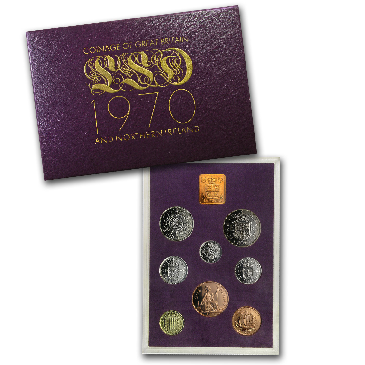 Buy 1970 Great Britain 8-Coin Proof Set | APMEX