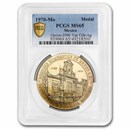 1970-Mo Mexico Coat of Arms Medal MS-65 PCGS (Grove-1096, Gilt)