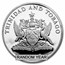 1971-1975 Trinidad & Tobago Silver $5 Proof